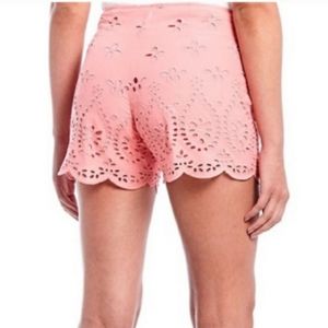 Coral Shorts Eyelet shorts sz 0
